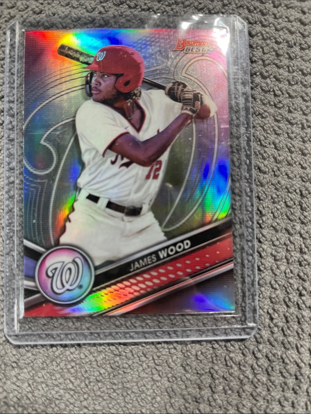 2022 Bowman Best Top Prospect Refractor James Wood #TP-7